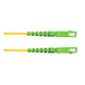 PANDUIT F913RANANSNM005 - Jumper de Fibra Óptica / Monomodo OS2 9/125 / SC/APC-SC/APC Simplex / OFNR Riser / 5 m (16.40 pies) / | SIERRA STORE