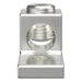 PANDUIT LAMA2/0-14-QY - Terminal tipo Lengüeta Recta de Aluminio con Agujero 1/4", y Barril para Cable #14 - 2/0 AWG | SIERRA STORE