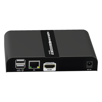 Receptor Compatible para Kits TT671KVM | Resolución 4K@30Hz | Cat 6/6A/7 | Distancia de 100 m | IPCOLOR | Cero Latencia | Control IR | SIERRA STORE