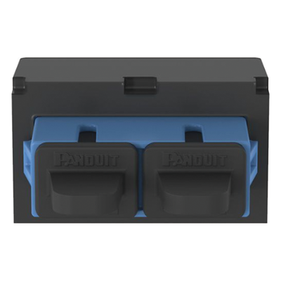 PANDUIT CMDBUSCZBL - Módulo Acoplador / SC Duplex / Fibra Monomodo OS1/OS2 / Mini-Com / Cerámica Zirconia / 2 Espacios Modulares | SIERRA STORE