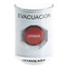 Botón de Evacuación / Cubierta Policarbonato / Restablecimiento con Llave / Bocina Integrada / Interior-Exterior / -40 a 121 °C | SIERRA STORE