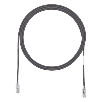PANDUIT UTP28SP8INBL - Cable de Parcheo Cat6 / UTP 28AWG / 20.2 cm (0.66 ft) / Diámetro 3.8 mm / PoE hasta 48 cables en mazo / Negro | SIERRA STORE