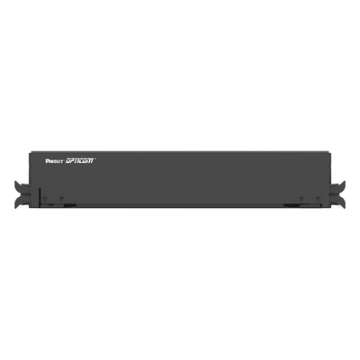 PANDUIT FMD2 - Panel de Distribución de Fibra Óptica, Acepta 8 Placas FAP o FMP, Bandeja Deslizable, Hasta 96 Fibras, Color Negro, 2 UR | SIERRA STORE