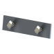 Conector de empalme / Aluminio anodizado / Riel 21 / Diseño compacto | SIERRA STORE