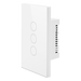 Interruptor Inteligente Wi-Fi / 3 Circuitos / 100V-250V / 2.4 GHz / Control por Voz / Panel de Vidrio Templado | SIERRA STORE
