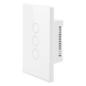 Interruptor Inteligente Wi-Fi / 3 Circuitos / 100V-250V / 2.4 GHz / Control por Voz / Panel de Vidrio Templado | SIERRA STORE