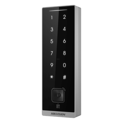 HIKVISION DS-K1105EMKB-QR - Teclado Esclavo de Control de Acceso / Lector Dual MIFARE 13.56 MHz y PROX EM 125 KHz / Bluetooth y | SIERRA STORE