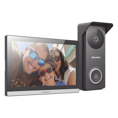 HIKVISION DS-KIS313-P - Kit de Videoportero Híbrido / Pantalla Táctil 7 | SIERRA STORE