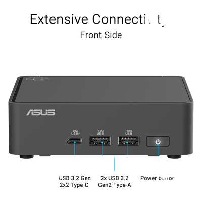 Mini PC NUC / Core 5 210H / 16 GB DDR5 / SSD 512 GB NVMe / Wi-Fi 7 / 2.5 GbE / Windows 11 Pro | SIERRA STORE