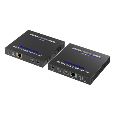 Extensor HDMI sobre IP / 4K@60Hz / Cero Latencia / 100 m (328 ft) / IR Bidireccional / RS-232 / ARC / Salida Loop / IPColor | SIERRA STORE
