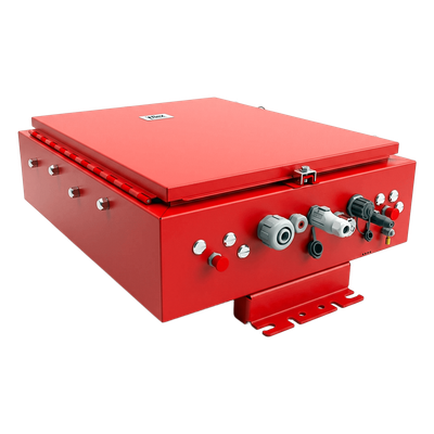 Amplificador Bidireccional de Señal (BDA) / VHF 136-174 MHz / FPGA / 32 Canales / Ganancia 85 dB / Potencia DL +30 dBm / NEMA4 / | SIERRA STORE