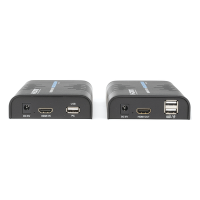 Kit extensor KVM (HDMI y USB) hasta 120 metros / Resolución 1080P @ 60 Hz/ Soporta Cables de red STP y UTP CAT5/5E/6 /  HDMI 1.3 / | SIERRA STORE
