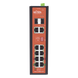 Switch PoE Industrial / 8 Puertos Gigabit + 2 SFP Combo / Extensión 250 m (820 ft) / PoE 300W / Protección 6 kV / -40°C a 80°C / | SIERRA STORE