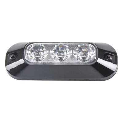 Luz Perimetral LED / 3 LEDs / 21 Patrones de Destello / 12-24 VCC / SAE J595 Clase I / Uso Interior y Exterior | SIERRA STORE