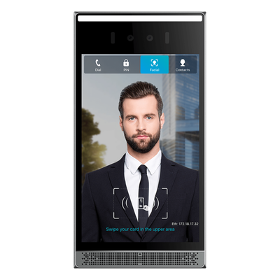 Videoportero IP / Pantalla Táctil IPS 8" / Reconocimiento Facial 10,000 Rostros / Cámara 2MP Lente Dual / 7 Métodos de Acceso / BLE + | SIERRA STORE