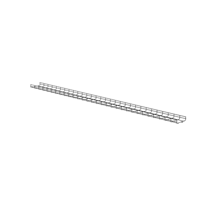 PANDUIT PWB2X8BL - Charola Wire Basket / 8 in (203 mm) Ancho / 2 in (50 mm) Alto / 9.8 ft (3 m) Largo / 187 Cables Cat6 / Negro | SIERRA STORE