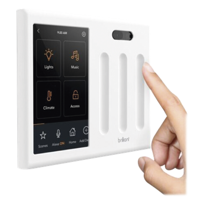 Control touch desde su pantalla en pared, compatible con 3 cargas para controlar iluminacion. | SIERRA STORE