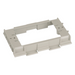 PANDUIT T70DB-X - Soporte para Faceplates en Canaleta / Diseño de Dos Caras / PVC Rígido / UL94 V-0 / 69.6 x 15.24 x 110.7 mm / | SIERRA STORE