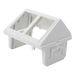 SIEMON CTE-MXA-02-02 - Adaptador de Placa de Pared / 2 Salidas / Angulado / Compatibilidad TERA y UTP MAX / Blanco | SIERRA STORE