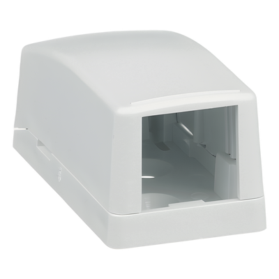 PANDUIT CBX1WH-A - Caja de Montaje en Superficie / 1 Puerto Mini-Com / Bajo Perfil / ABS / 26.3 x 23.2 x 48.1 mm | SIERRA STORE