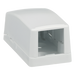 PANDUIT CBX1WH-A - Caja de Montaje en Superficie / 1 Puerto Mini-Com / Bajo Perfil / ABS / 26.3 x 23.2 x 48.1 mm | SIERRA STORE