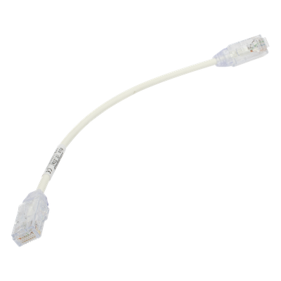 PANDUIT UTP28SP8IN - Cable de Parcheo UTP / Cat6 / 28AWG Diámetro Reducido / 0.67 pies / Doble Clasificación CM/LSZH | SIERRA STORE