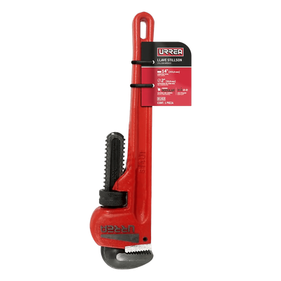 Llave Stilson de 18" / Hierro Maleable / Maneral Ergonómico / Capacidad Máxima de Tubo 2 1/2" / Sistema de Quijadas con Resorte / | SIERRA STORE