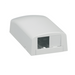 PANDUIT CBX2WH-AY - Caja de Montaje en Superficie / 2 Espacios Mini-Com / 2 Puertos / ABS / 1.95 x 1.06 x 3.65 pulgadas | SIERRA STORE