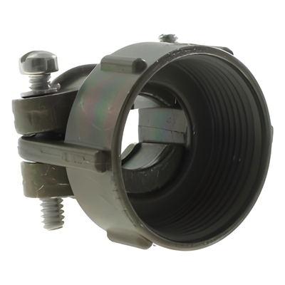 EPCOM INDUSTRIAL E/MS3057-10A - Soporte de Alivio de Cables / Conector Circular 18 mm / AWG 16 / Ensamble Roscable / Acabado Plateado | SIERRA STORE