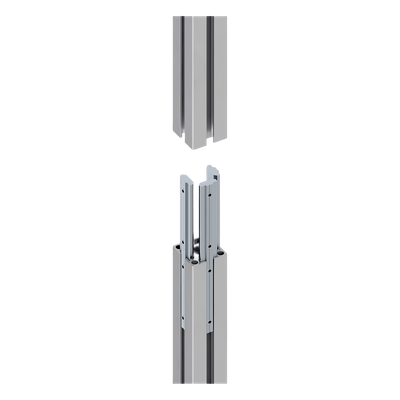 EPCOM INDUSTRIAL SDJH2380 - Riel de Aluminio para Videowall / 2380 mm (7.8 ft) / Perfil 40x40 mm / Diseño Modular / Incluye 2 Tapas | SIERRA STORE