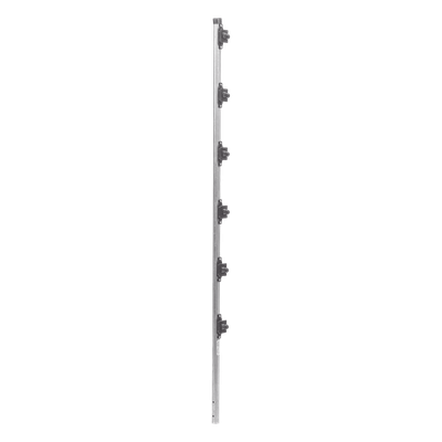 EPCOM INDUSTRIAL SYS-POST-10 - Poste para Cerca Electrificada / 6 Aisladores de Paso / Acero Galvanizado Calibre 18 / Altura 1.4 m | SIERRA STORE