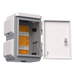 Gabinete de Protección IP / Acero SPCC / 180 x 340 x 160 mm / IP55 / Rieles DIN / Montaje Vertical u Horizontal / 4 Placas Laterales | SIERRA STORE