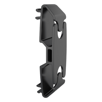 EPCOM INDUSTRIAL SDJH167 - Pieza de Gestión de Cables / Riel para Video Wall LED / Plástico Resistente / Diseño Modular / Color Negro | SIERRA STORE