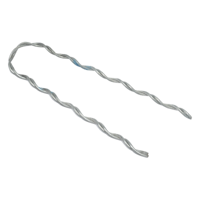 Remate Preformado para Cable Guía de Acero / Acero Galvanizado / Ø 1.2 - 1.3 mm / Tensión 1300 N / Longitud 160 mm (0.52 ft) / | SIERRA STORE