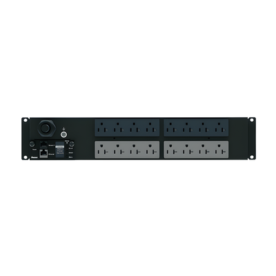 PANDUIT P16D12M - PDU Monitoreable / 16 Salidas 5-20R / Entrada NEMA L5-30P / Horizontal 19 in / 120 Vca / 30 A / 2 UR | SIERRA STORE
