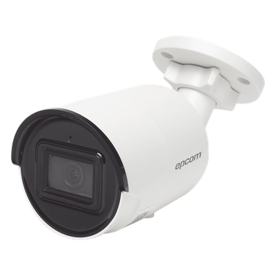 EPCOM XB24S - Cámara Bala IP / 4 Megapixel / Lente 2.8 mm / IR EXIR 40 m (131.2 ft) / WDR 120 dB / IP67 / PoE / Audio / AcuSense | SIERRA STORE