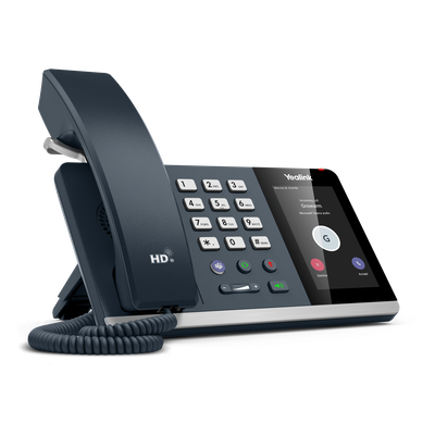 Teléfono IP / Pantalla Táctil 4 Pulgadas / HD Voice / Bluetooth 5.2 / Wi-Fi Dual Band / PoE / Certificación Microsoft Teams | SIERRA STORE