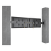 EPCOM INDUSTRIAL LFWW2X1U - Sistema de Montaje en Pared / Rieles 2000 mm (78.7 ft) / Estructura Modular / Soporte Ajustable / Incluye | SIERRA STORE
