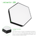 Luminaria LED Poligonal / 18 W / 1 800 lm / 6 500 K / 140° / Sobreponer o Suspendido / 230 x 80 mm | SIERRA STORE