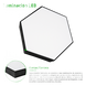 Luminaria LED Poligonal / 18 W / 1 800 lm / 6 500 K / 140° / Sobreponer o Suspendido / 230 x 80 mm | SIERRA STORE