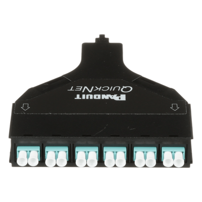 PANDUIT FQZN-12-10AS - Cassette de Fibra Óptica / 12 Fibras LC a MPO / OM4 / Método A / 0.5 dB / 550 m (1804.5 ft) | SIERRA STORE
