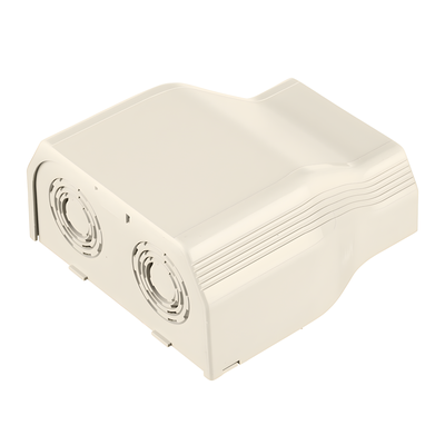 PANDUIT T70EEIW - Conector de Tubería a Canaleta / Salidas 1/2", 3/4", 1" y 1 1/4" / PVC Rígido / UL94V-0 / TIA/EIA / Color Blanco Mate | SIERRA STORE