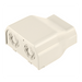 PANDUIT T70EEIW - Conector de Tubería a Canaleta / Salidas 1/2", 3/4", 1" y 1 1/4" / PVC Rígido / UL94V-0 / TIA/EIA / Color Blanco Mate | SIERRA STORE