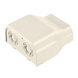 PANDUIT T70EEIW - Conector de Tubería a Canaleta / Salidas 1/2", 3/4", 1" y 1 1/4" / PVC Rígido / UL94V-0 / TIA/EIA / Color Blanco Mate | SIERRA STORE