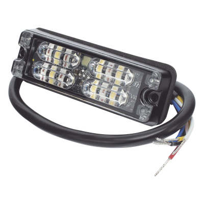 Luz de Advertencia LED / 12 LEDs 1W / 36 Patrones / Montaje Superficie 0.5" / IP67 / SAE Clase I / Rojo | SIERRA STORE