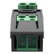PANDUIT PXM1ARGRBL - Conector Eléctrico Mini-Com / Compatible 26-12 AWG / Cable FMPS / Diseño Compacto / Color Verde | SIERRA STORE