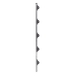 EPCOM INDUSTRIAL SYS-POST-3-R2 - Poste de Paso para Cerca Electrificada / Tubo Galvanizado Cal. 18 / 1 m (3.3 ft) de Altura / 1' de | SIERRA STORE