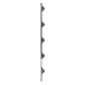 EPCOM INDUSTRIAL SYS-POST-3-R2 - Poste de Paso para Cerca Electrificada / Tubo Galvanizado Cal. 18 / 1 m (3.3 ft) de Altura / 1' de | SIERRA STORE