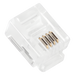 LINKEDPRO BY EPCOM TCRJ11-100 - Plug Modular RJ11 / 4 Contactos / Chapado Oro 50 Micras / Paquete 100 Piezas | SIERRA STORE