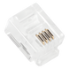 LINKEDPRO BY EPCOM TCRJ11-100 - Plug Modular RJ11 / 4 Contactos / Chapado Oro 50 Micras / Paquete 100 Piezas | SIERRA STORE